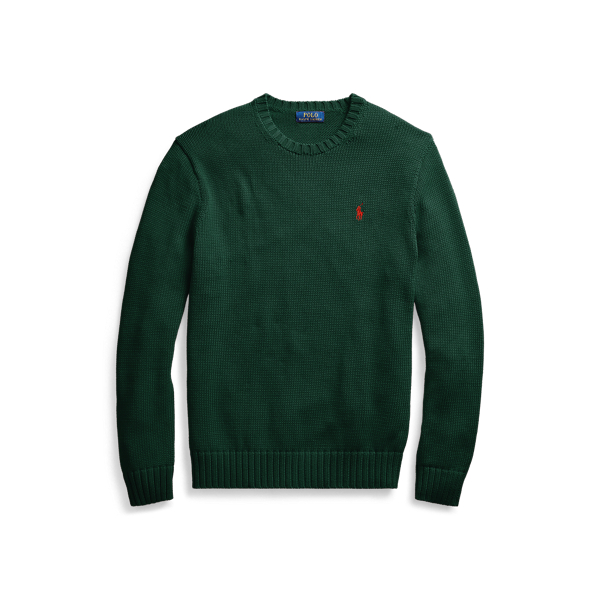 Cotton Crewneck Sweater Polo Ralph Lauren em 1