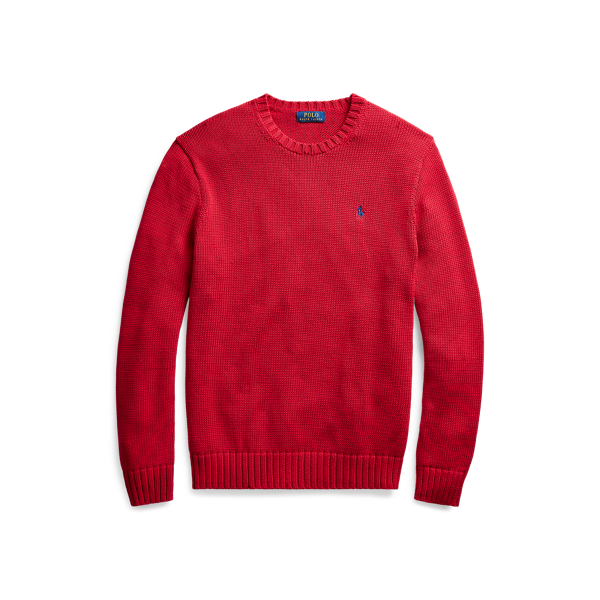 Park Avenue Red Cotton Crewneck Jumper Polo Ralph Lauren 2