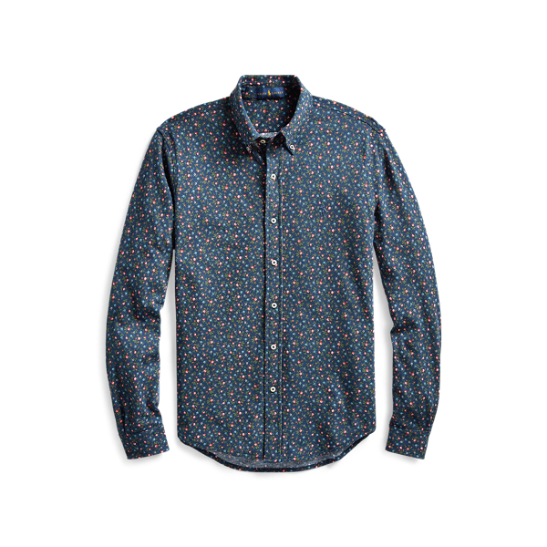 Floral-Print Mesh Shirt Polo Ralph Lauren 1