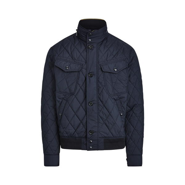 Ralph lauren quilted bomber jacket shop