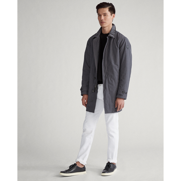 Charcoal Grey Water-Resistant Commuter Coat Polo Ralph Lauren 4