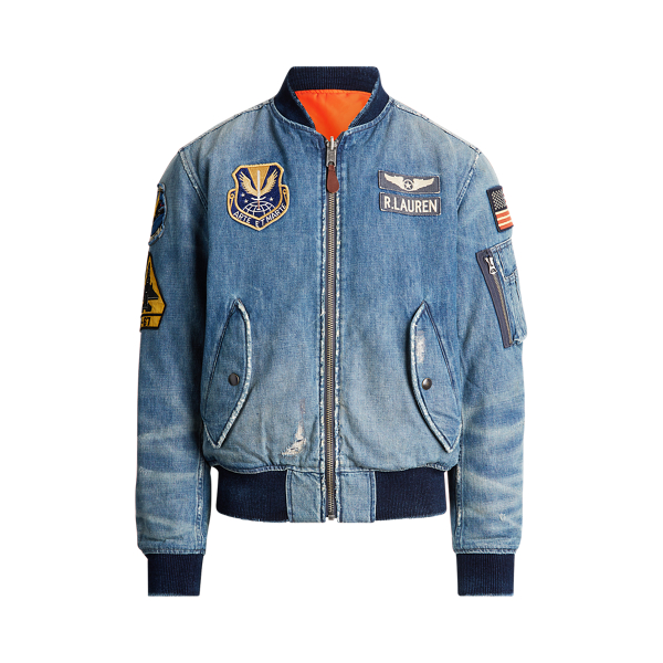 Denim Bomber Jacket for Men Ralph Lauren UK