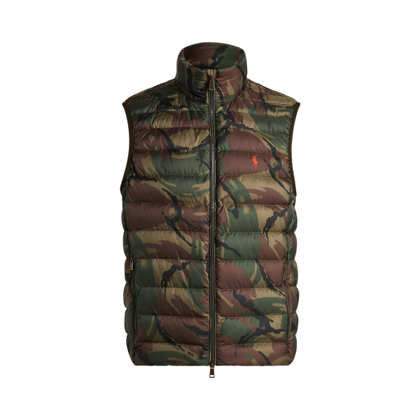 Camo Packable Down Gilet Polo Ralph Lauren 1