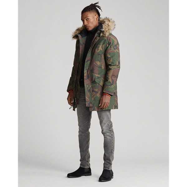 British Elmwood Camo Faux-Fur-Trim Camo Down Parka Polo Ralph Lauren 4