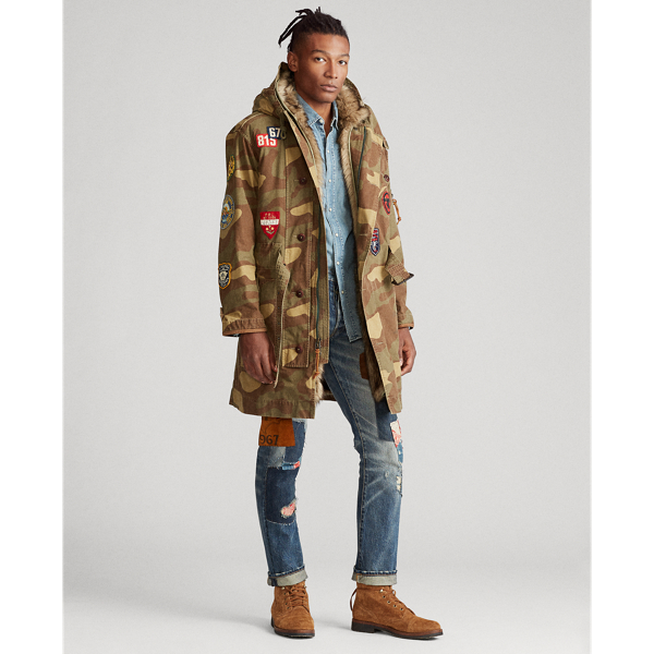 Vintage Sportsman Camo Camo Canvas Parka Polo Ralph Lauren 4