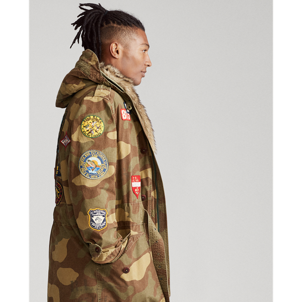 Vintage Sportsman Camo Camo Canvas Parka Polo Ralph Lauren 5