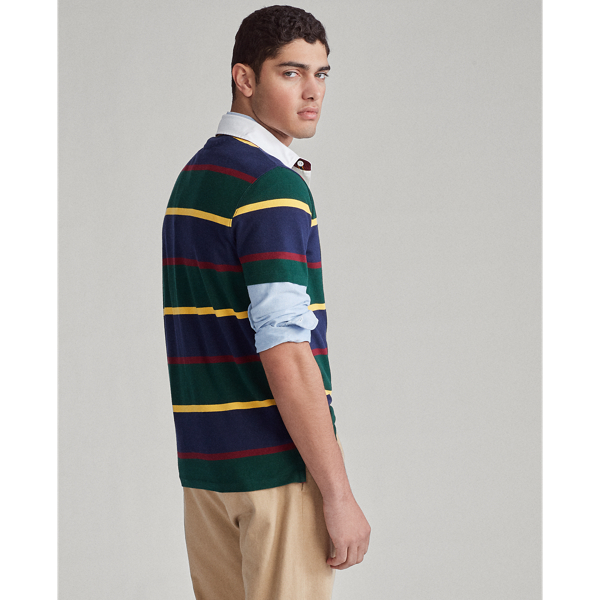 College Green Multi Custom Slim Fit Bear Rugy shirt Polo Ralph Lauren 5