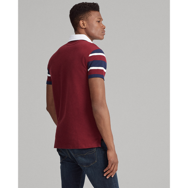 Classic Wine Multi Custom Slim Fit Bear Rugy shirt Polo Ralph Lauren 4
