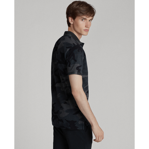 Polo ultra cintr&eacute; piqu&eacute; camouflage Polo Ralph Lauren en RL Camo Charcoal 5