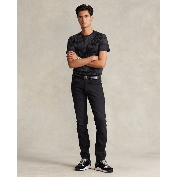 RL Camo Charcoal Custom Slim Fit Camo Pocket T-Shirt Polo Ralph Lauren 4