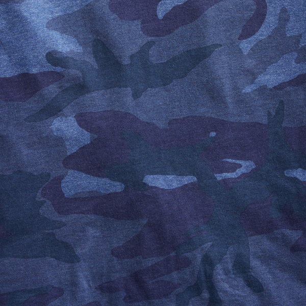 RL Camo Blue Heather Custom Slim Fit Camo Tee Polo Ralph Lauren 2