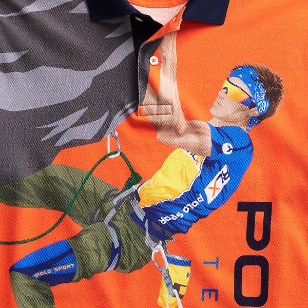 Orange Climber Classic Fit Terrain Polo Shirt Polo Ralph Lauren 7