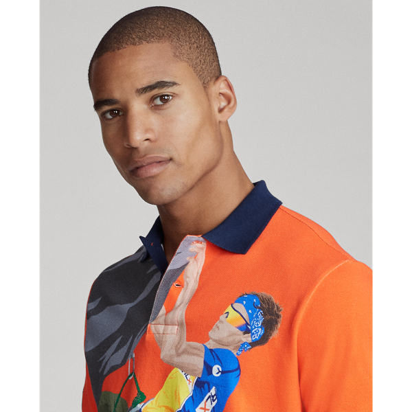 Orange Climber Classic Fit Terrain Polo Shirt Polo Ralph Lauren 6