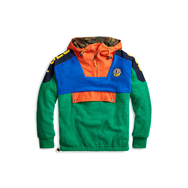 Colour-Blocked Hybrid Hoodie Polo Ralph Lauren 1