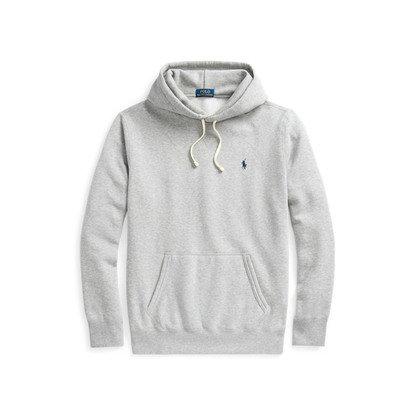 Mens grey ralph lauren hoodie sale