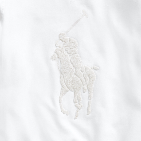 White Big Pony Double-Knit Sweatshirt Polo Ralph Lauren 5