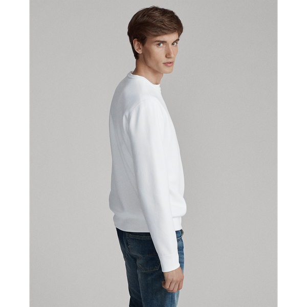 White Big Pony Double-Knit Sweatshirt Polo Ralph Lauren 4