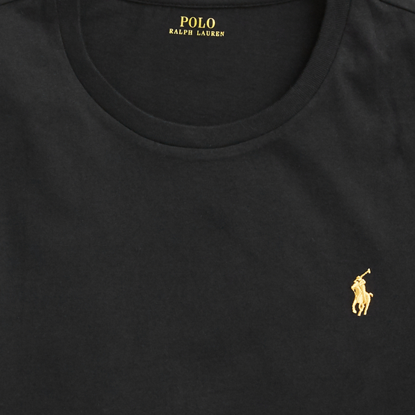 Black Custom Slim Fit Jersey Crewneck T-Shirt Polo Ralph Lauren 8