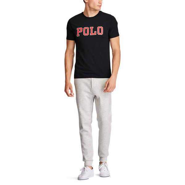 Black Custom Slim Fit Graphic Tee Polo Ralph Lauren 2