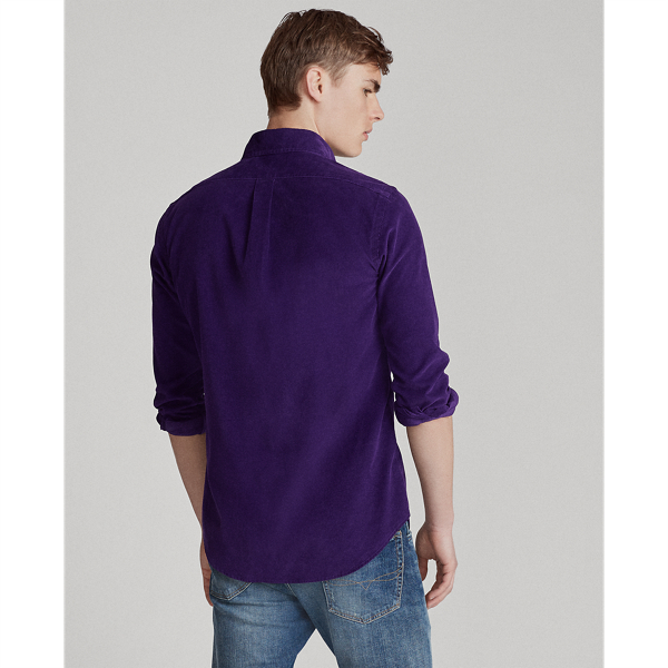 Brandford Purple Custom Fit Corduroy Shirt Polo Ralph Lauren 4