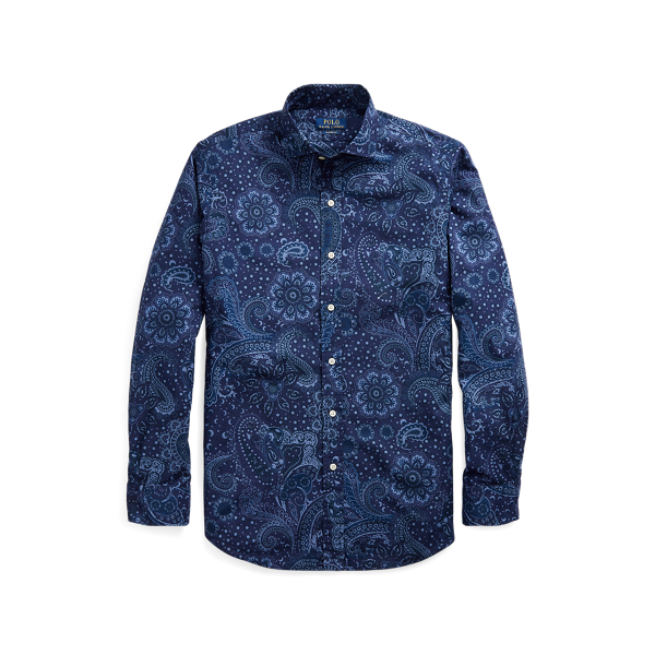 Chemise cintr&eacute;e &agrave; motif paisley Polo Ralph Lauren en 1