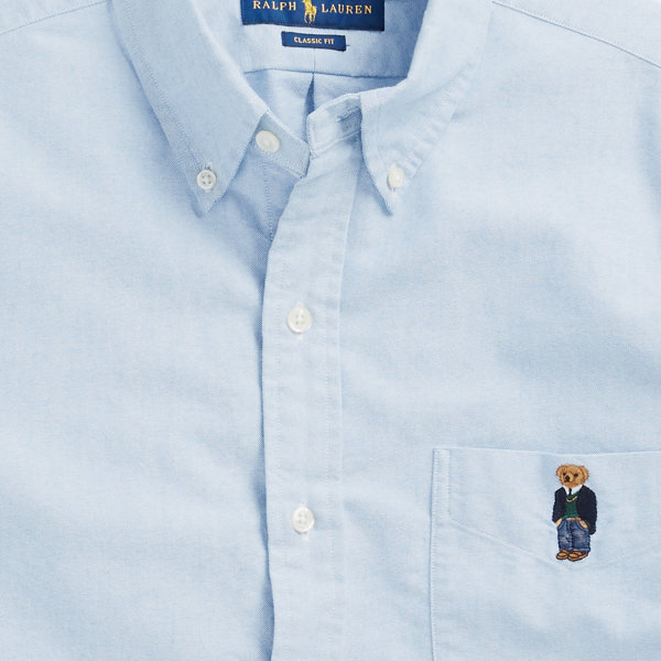 Bsr Blue Bear Custom Fit Bear Oxford Shirt Polo Ralph Lauren 6