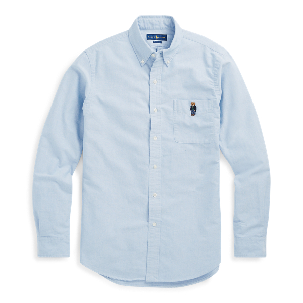Custom Fit Bear Oxford Shirt Polo Ralph Lauren em 1