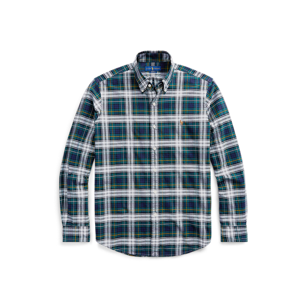 Chemise Oxford ajust&eacute;e &eacute;cossaise Polo Ralph Lauren en 1