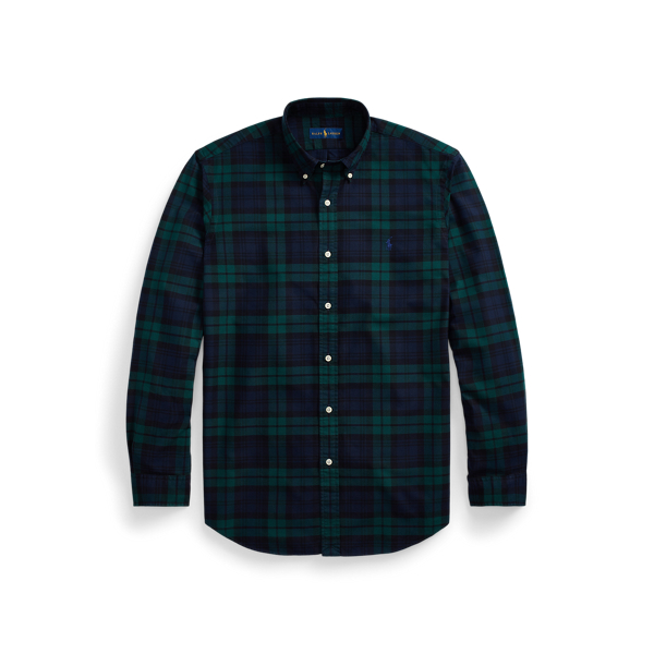 Custom Fit Plaid Oxford Shirt Polo Ralph Lauren 1