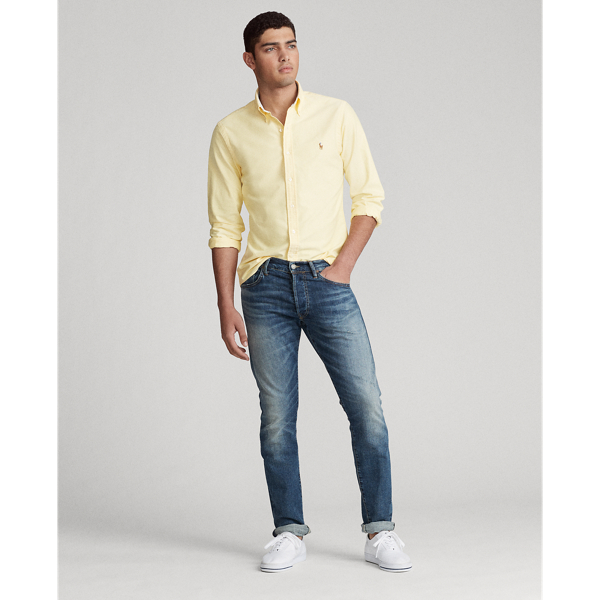 Chemise Oxford Slim Fit Polo Ralph Lauren en Oxford jaune 3