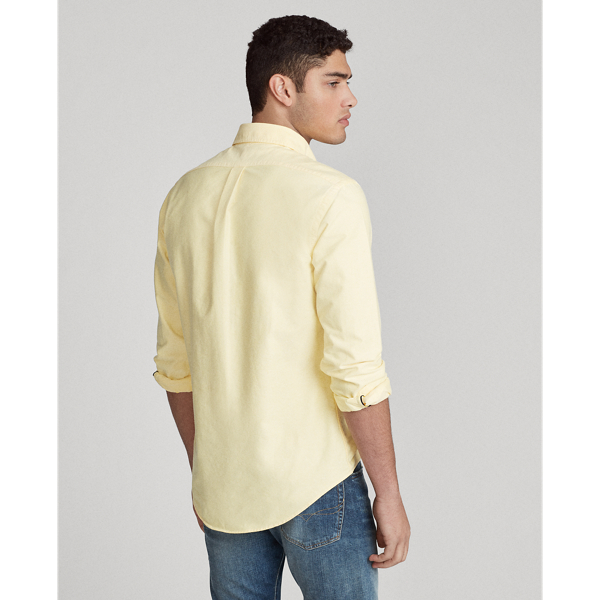 Chemise Oxford Slim Fit Polo Ralph Lauren en Oxford jaune 4