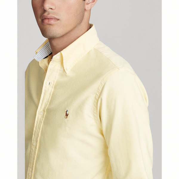 Chemise Oxford Slim Fit Polo Ralph Lauren en Oxford jaune 5