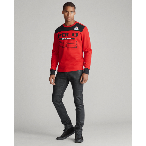 Polo Sport Red Multi Waffle-Knit Cotton Tee Polo Ralph Lauren 3