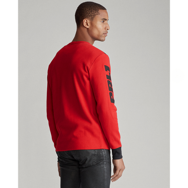 Polo Sport Red Multi Waffle-Knit Cotton Tee Polo Ralph Lauren 5
