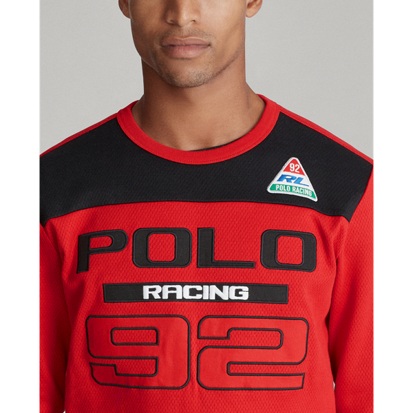 Polo Sport Red Multi Waffle-Knit Cotton Tee Polo Ralph Lauren 6