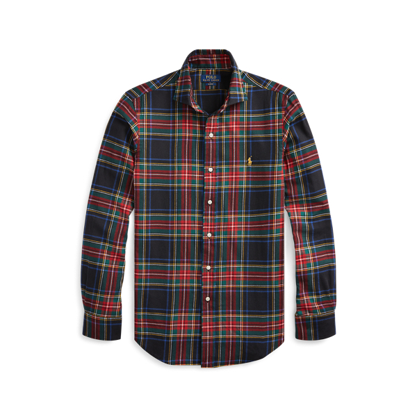 Slim Fit Plaid Twill Shirt Polo Ralph Lauren 1