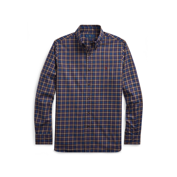 Chemise &eacute;cossaise ajust&eacute;e en serg&eacute; Polo Ralph Lauren en 1
