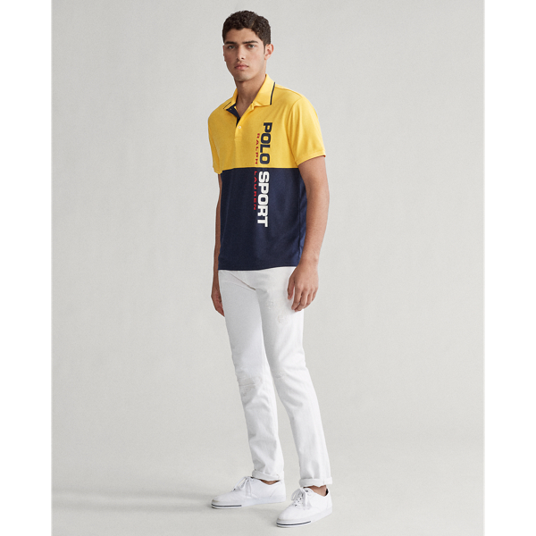 Yellow Fin/Cruise Navy Polo Sport Mesh Polo Shirt Polo Ralph Lauren 4