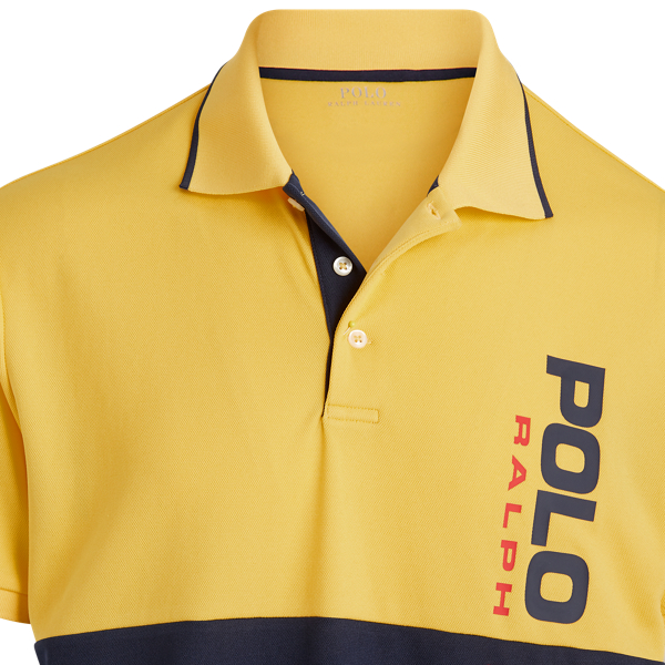 Yellow Fin/Cruise Navy Polo Sport Mesh Polo Shirt Polo Ralph Lauren 6