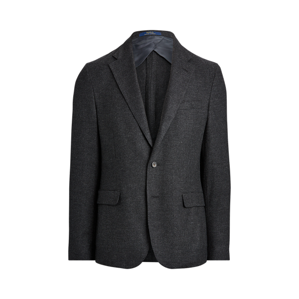 Tick-Weave Wool Suit Jacket Polo Ralph Lauren 1