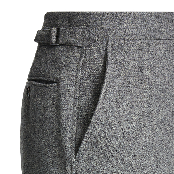 Light Grey Polo Wool-Blend Tweed Trouser Polo Ralph Lauren 2