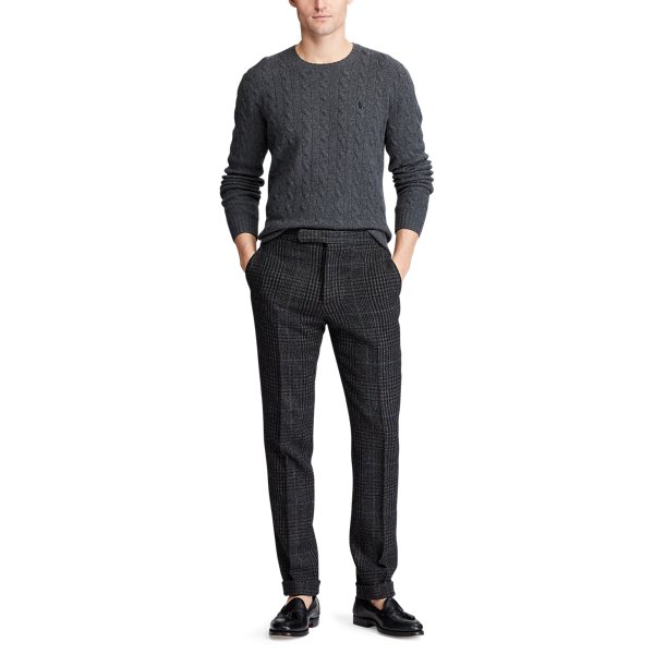 Black/Charcoal Polo Glen Plaid Suit Trouser Polo Ralph Lauren 2
