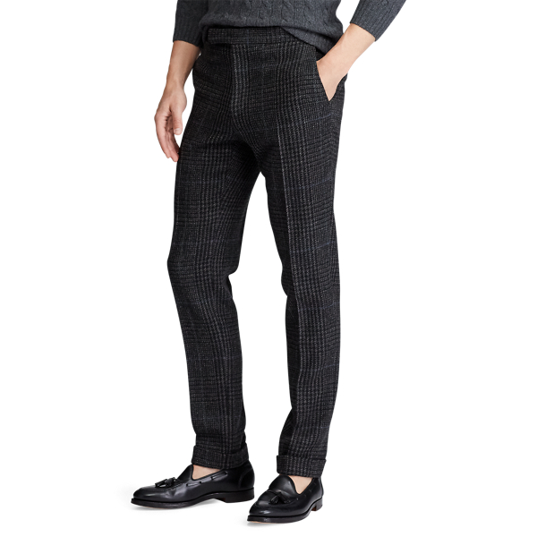 Black/Charcoal Polo Glen Plaid Suit Trouser Polo Ralph Lauren 5
