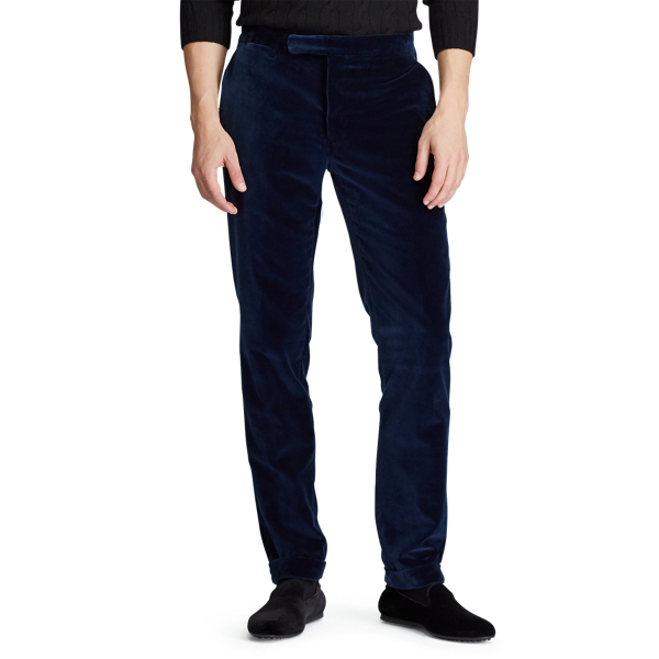 Navy Polo Velvet Trouser Polo Ralph Lauren 3