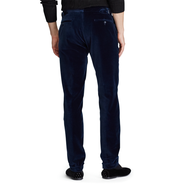 Navy Polo Velvet Trouser Polo Ralph Lauren 4