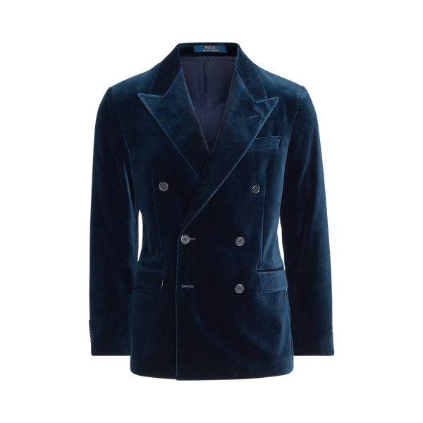 Ralph lauren velvet jacket deals