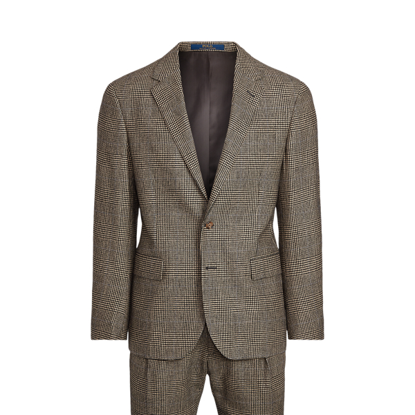 Black/Cream/Blue Polo Plaid Wool Twill Suit Polo Ralph Lauren 2