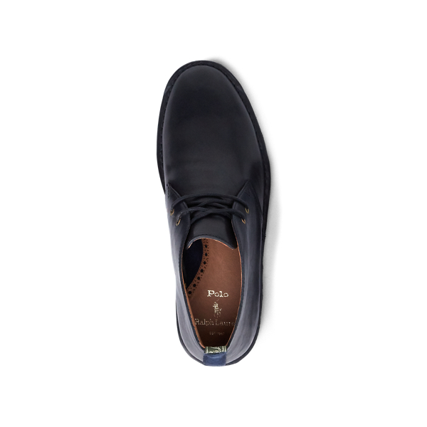 Navy Talan Leather Chukka Boot Polo Ralph Lauren 5