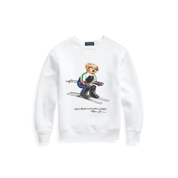 Ski Bear Fleece Sweatshirt for Boys Ralph Lauren DZ