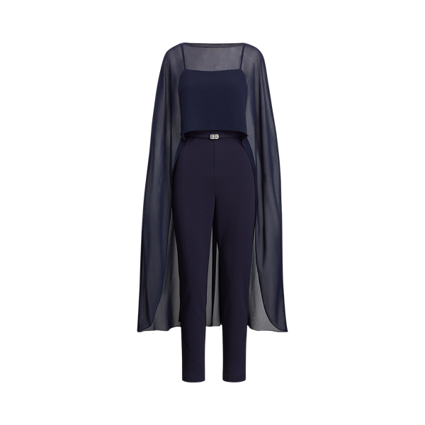 Cape Georgette Jumpsuit for Women Ralph Lauren CH